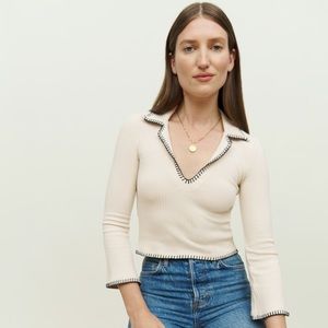 Reformation Nolen Knit Top